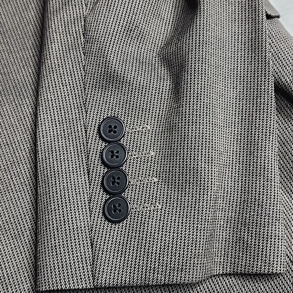 NWT ASOS DESIGN wedding slim suit jacket in brown texture Size US 40" - Picture 6 of 7